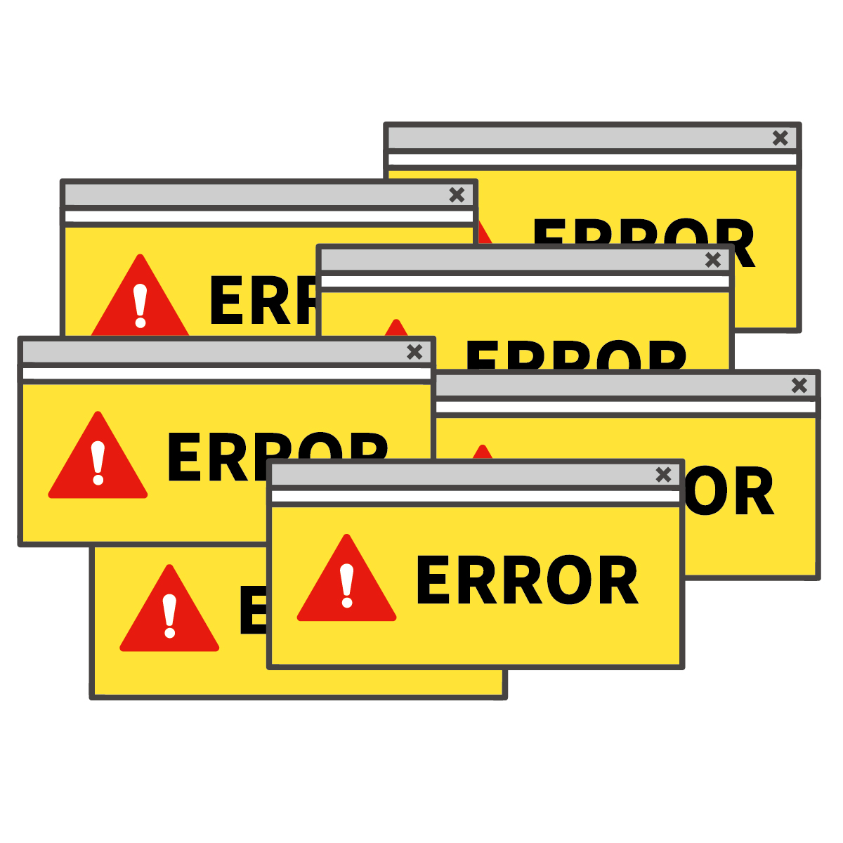 システムエラーのイメージ画像